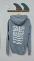 WAVY SURFLIFEBALANCE Hoodie stone blue